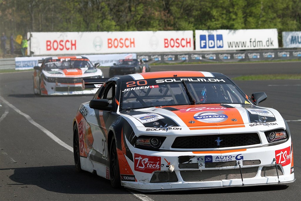 Debuten skete på Jyllandsringen - nu gælder det gadebanen i Aarhus for Martin V. Jensen
(Foto: SNC Foto)